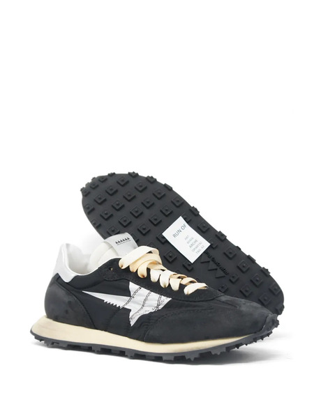  Run Of Star Detail Sneakers - Black 