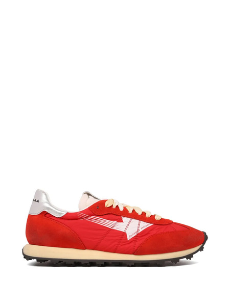  Run Of Suede Logo-detail Sneakers - Red 