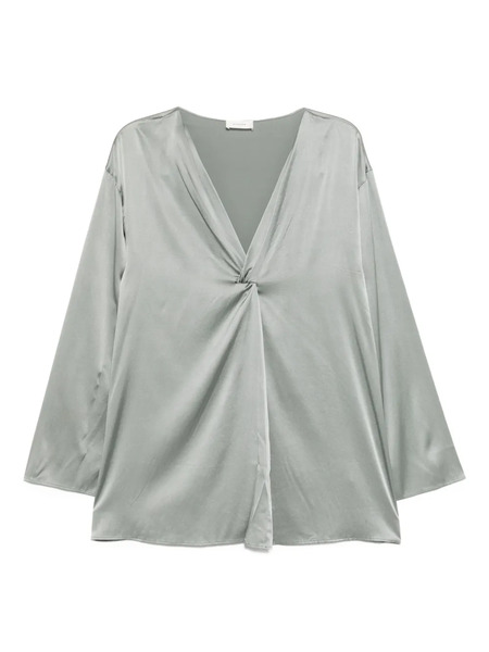  Ruohan Knot Top - Green 