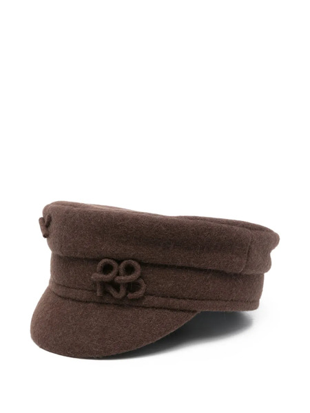  Ruslan Baginskiy Embroidered-logo Beret - Brown 
