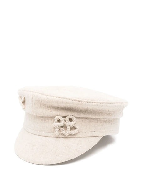  Ruslan Baginskiy Logo-appliqué Baker Boy Hat - Neutrals 