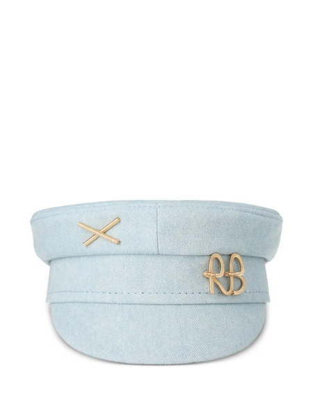  Ruslan Baginskiy Logo-embellished Baker Boy Cap - Blue 