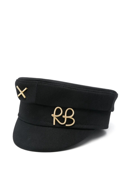  Ruslan Baginskiy Piercing-inspired Baker Boy Cap - Black 