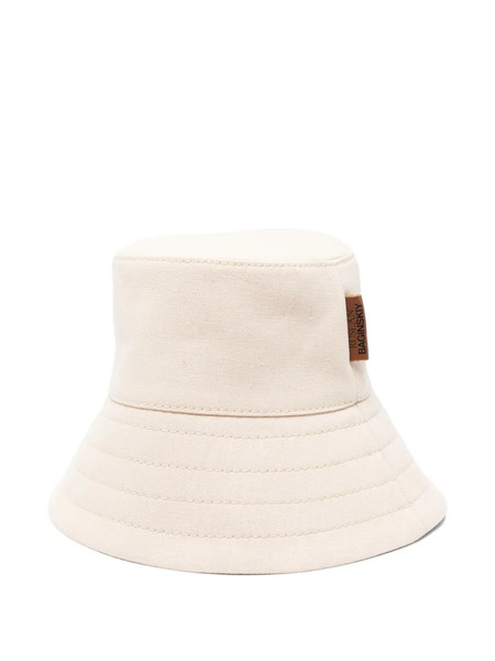  Ruslan Baginskiy Topstitched Brim Hat - Neutrals 