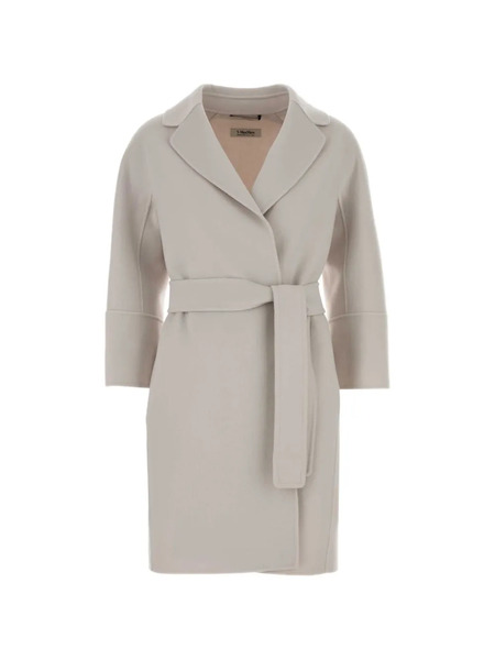  's Max Mara Arona Chalk Wool Coat - Neutrals 