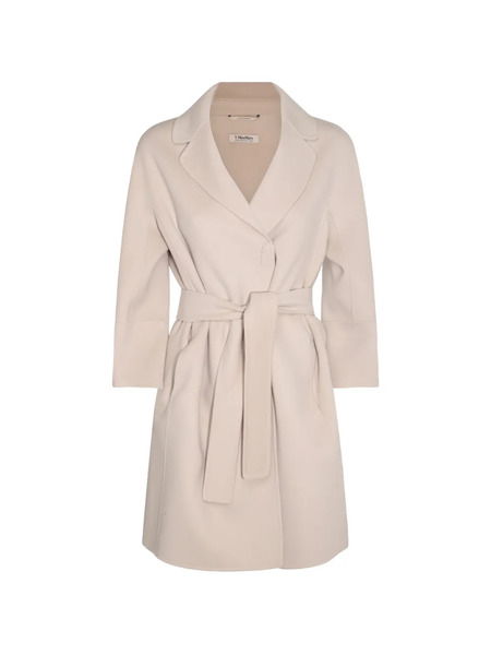  's Max Mara Belted Coat - Neutrals 