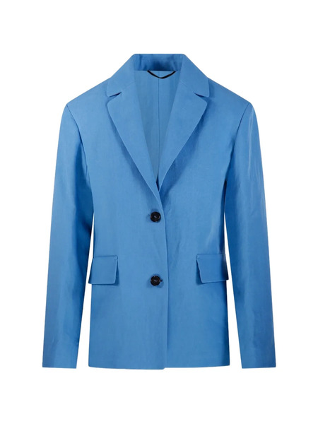  's Max Mara Button Notched Blazer - Blue 
