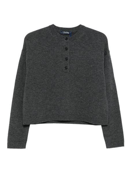  's Max Mara Button-placket Sweater - Grey 