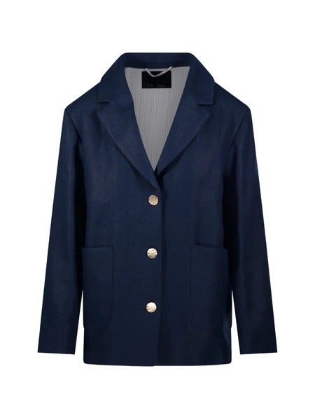  's Max Mara Carlotta Pocket Button Blazer - Blue 