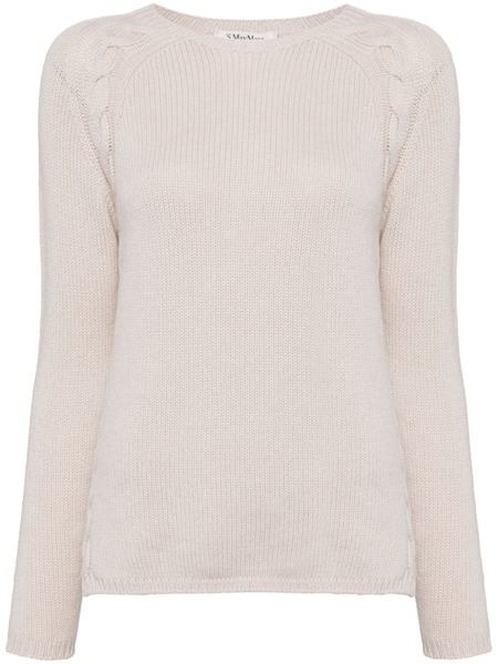  's Max Mara Cashmere Long Sleeves Jumper - Grey 