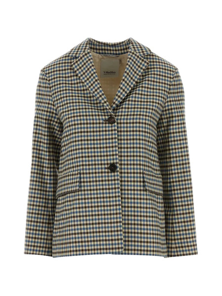  's Max Mara Checked Blazer - Neutrals 