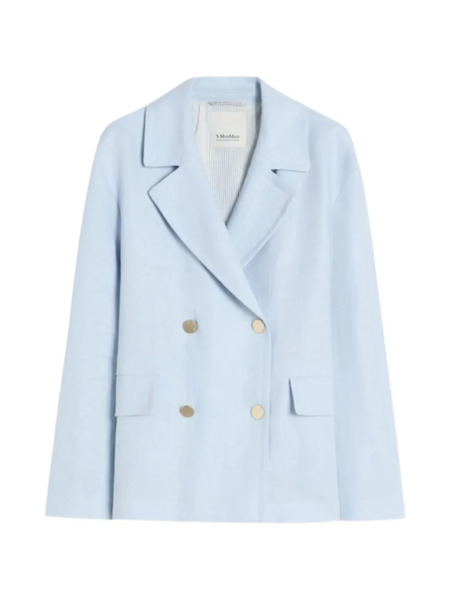  's Max Mara Double-breasted Blazer - Blue 