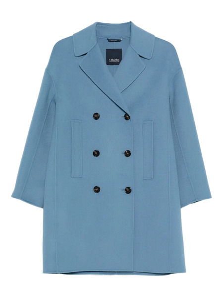  's Max Mara Double-breasted Coat - Blue 