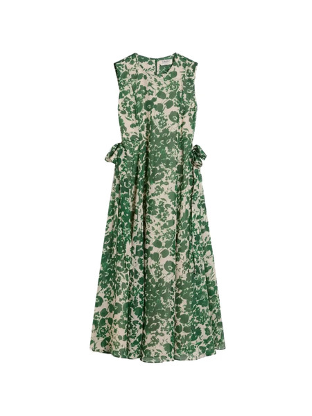  's Max Mara Floral-pattern Midi Dress - Green 