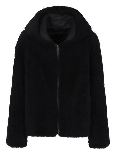  's Max Mara Hooded Fleece Jacket - Blue 