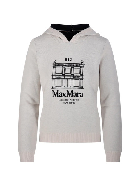  's Max Mara Hooded Sweater - Neutrals 