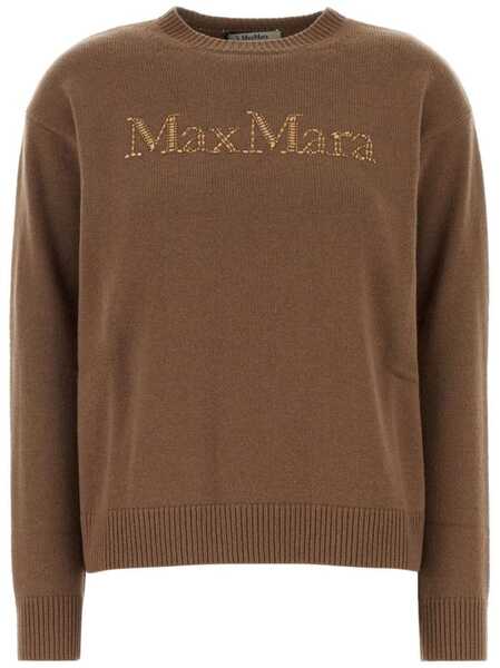  's Max Mara Logo-embellished Sweater - Brown 