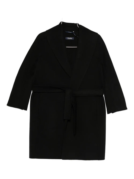 's Max Mara Messi Belted Coat - Black 