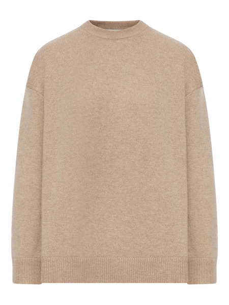  's Max Mara Wool Crew-neck Sweater - Neutrals 