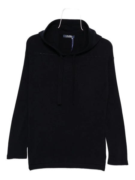  's Max Mara Wool Hoodie - Blue 