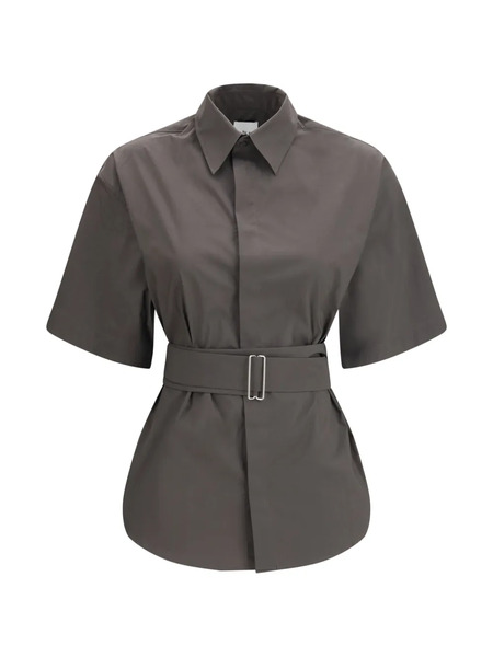  Sa Su Phi Belted Short-sleeve Shirt - Grey 