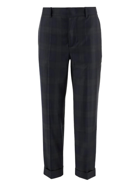  Sa Su Phi Cuffed Checked Pants - Black 