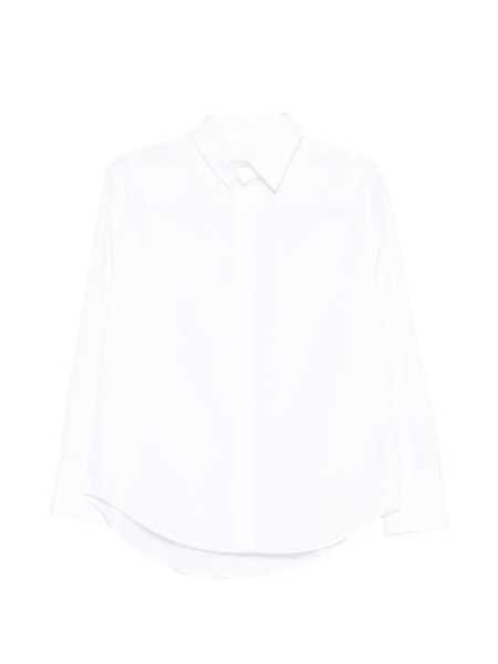  Sa Su Phi Long-sleeve Button Blouse - White 