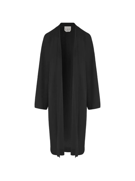  Sa Su Phi Open-front Long-sleeve Coat - Black 