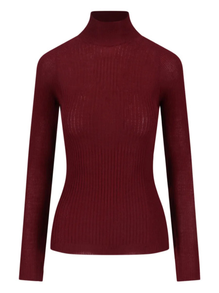  Sa Su Phi Ribbed Turtleneck Sweater - Red 