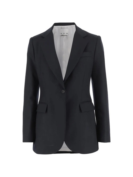  Sa Su Phi Single-breasted Blazer - Blue 