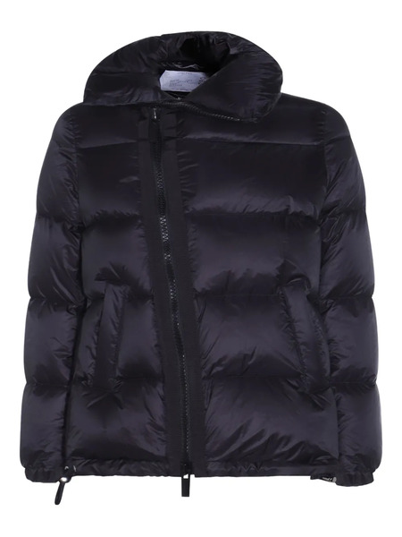  Sacai Asymmetric-zip Quilted Jacket - Black 