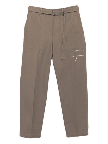  Sacai Belted Trousers - Neutrals 