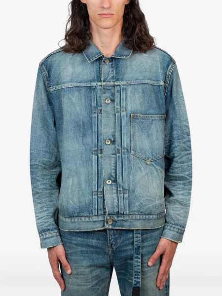  Sacai Denim Jacket - Blue 