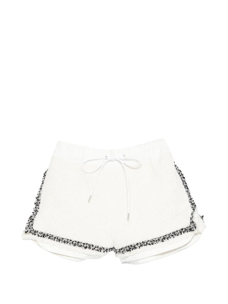  Sacai Drawstring Trim Shorts - White 