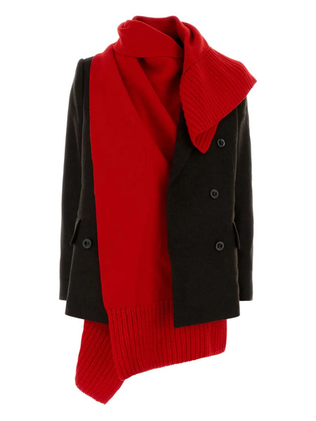  Sacai Layered Wool Blazer 