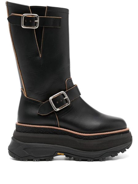 Sacai Long Boots - Black 