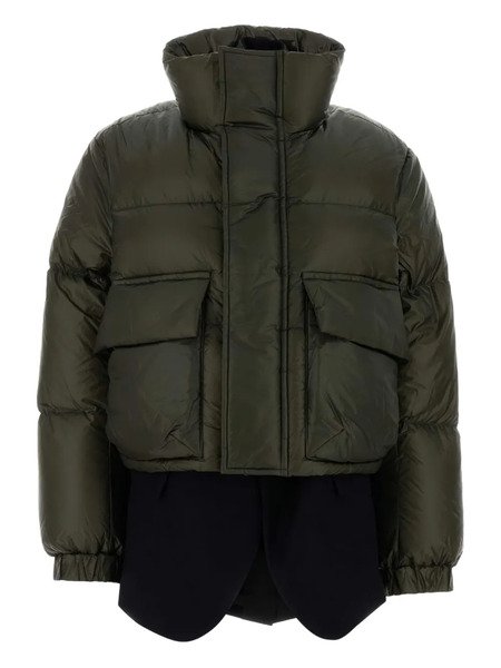  Sacai Nylon Down Jacket - Green 
