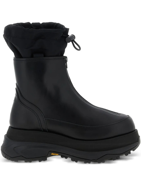  Sacai Platform Ankle Boots - Black 