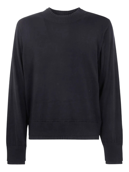  Sacai Ribbed-hem Sweater - Black 