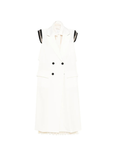  Sacai Suiting Dress - Neutrals 