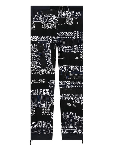  Sacai X Hank Willis Thomas Patchwork Trousers - Black 