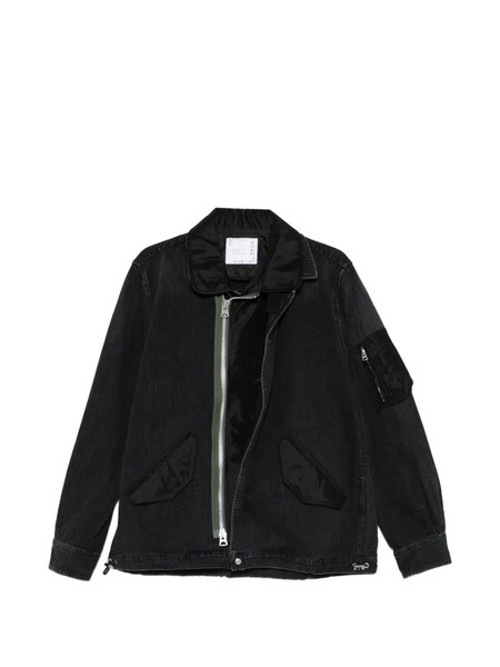  Sacai Zip-up Jacket - Black 
