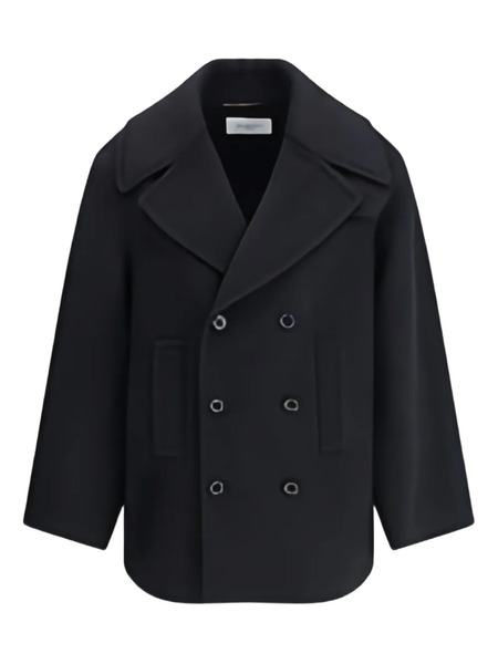  Saint Laurent Caban Coat - Black 