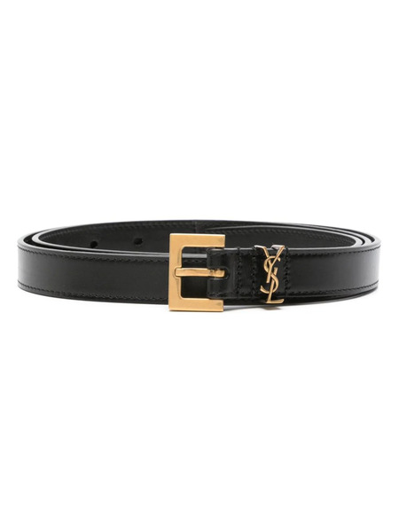  Saint Laurent Cassandre Belt - Black 