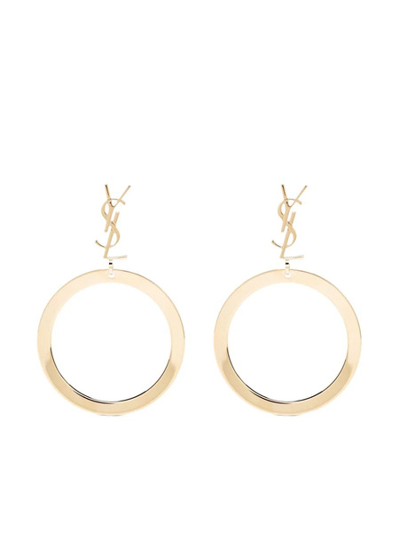  Saint Laurent Cassandre Drop Earrings - Gold 