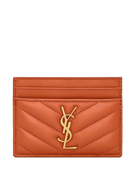  Saint Laurent Cassandre Leather Wallet - Orange 