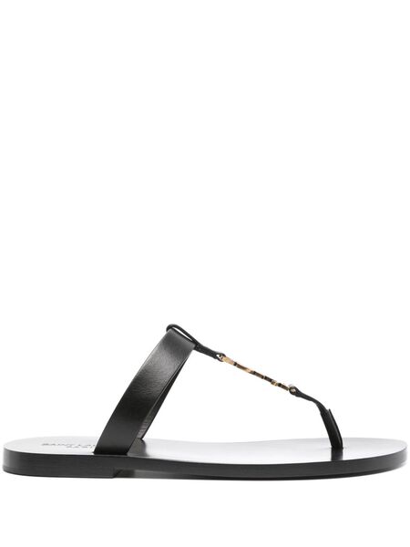  Saint Laurent Cassandre Slides - Black 