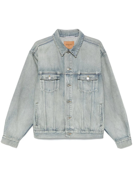  Saint Laurent Denim Trucker Jacket - Blue 