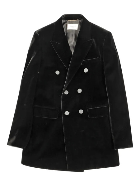  Saint Laurent Double-breasted Blazer - Black 