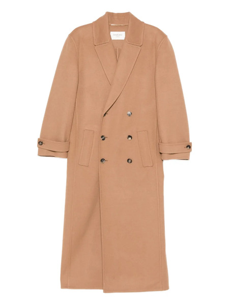  Saint Laurent Double-breasted Coat - Brown 